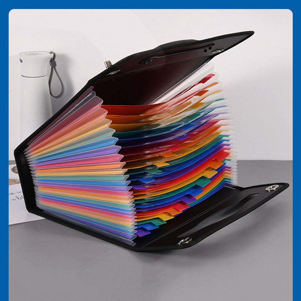 Organizer with 24 expandable pockets